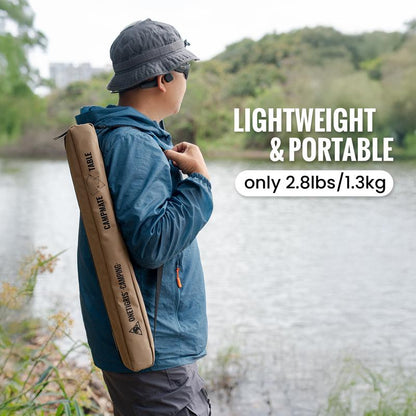 Onetigris Portable Foldable Camping Table, Lightweight Folding Table Sturdy & Quick Setup,Camping Folding Furniture, Holds up to 66 Lbs, Camping & Hiking Tools Essentials, Perfect for Camping, Hiking, Backpacking, Picnic, Beach, Travel Dealsforyoudays