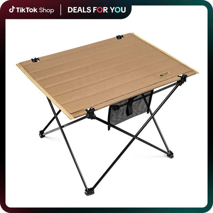 Onetigris Portable Foldable Camping Table, Lightweight Folding Table Sturdy & Quick Setup,Camping Folding Furniture, Holds up to 66 Lbs, Camping & Hiking Tools Essentials, Perfect for Camping, Hiking, Backpacking, Picnic, Beach, Travel Dealsforyoudays
