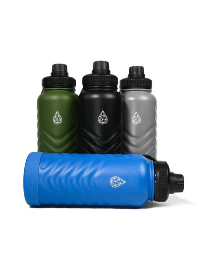 HYDRO H2O Vital Flask 2.0 25/32Oz Stainless Steel Water Bottle – BPA Free, Double-Wall Vacuum Insulated, Leak-Proof, Non-Toxic