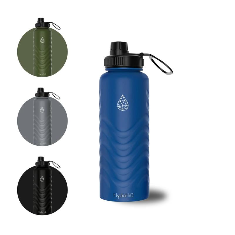 HYDRO H2O Vital Flask 2.0 25/32Oz Stainless Steel Water Bottle – BPA Free, Double-Wall Vacuum Insulated, Leak-Proof, Non-Toxic