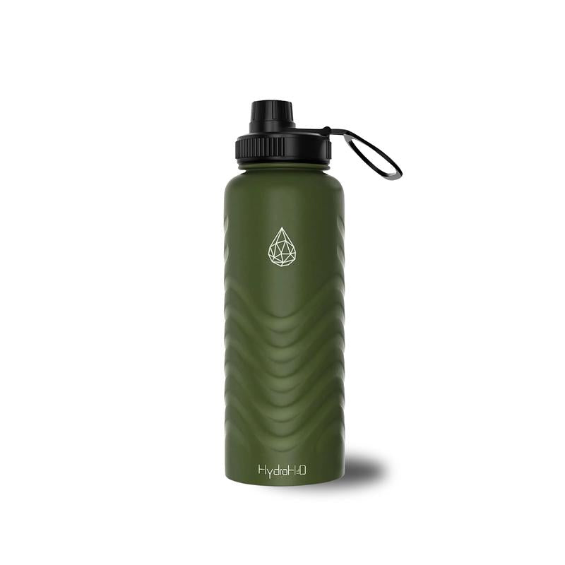 HYDRO H2O Vital Flask 2.0 25/32Oz Stainless Steel Water Bottle – BPA Free, Double-Wall Vacuum Insulated, Leak-Proof, Non-Toxic